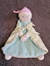 doudou lutin plat jaune vert