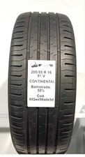 PNEUS USAGÉS PIÈCES 1 CONTINENTAL CONTIECOCONTACT 5 205/55 R16 91V ESTIVE