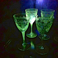 Vintage_Lot de 6 verres à