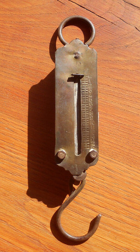 Ancien peson ressort - peson,