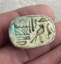 Amulette scarabée Antique égyptien Basse Époque ou Époque Ptolémaïque