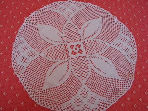 Napperon crochet fait - , main