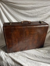 Valise Malle Cabine Voyage Luggage Suitcase Art Déco Ancienne Paquebot vintage