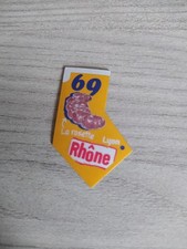 Magnet Aimant 'Le Gaulois' Carte De France Département 69 Rhône