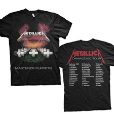 Metallica Master Of Puppets European Tour '86. officiel T-shirt Hommes unisexe