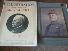 ILLUSTRATION 1929 4492 spécial Maréchal FOCH HOOVER MARBRE CARRARE OLA