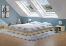 Lit futon en bois naturel