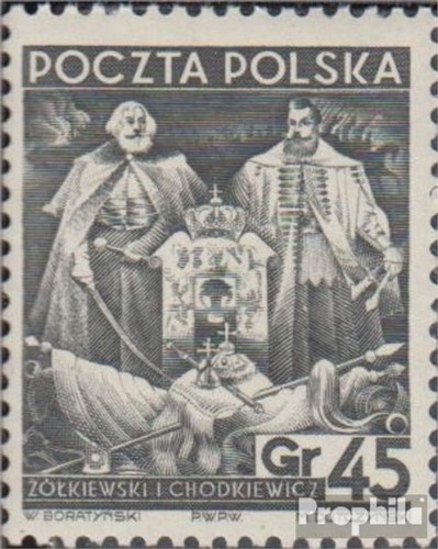 Pologne 337 avec charnière