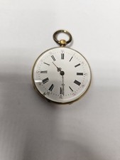 montre à gousset ancienne en or Tête De Cheval