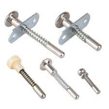 Loquet à ressort, piston en