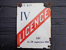 Plaque émaillée ancienne