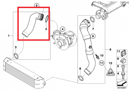 Durite suralimentation pour - suralimentation,
