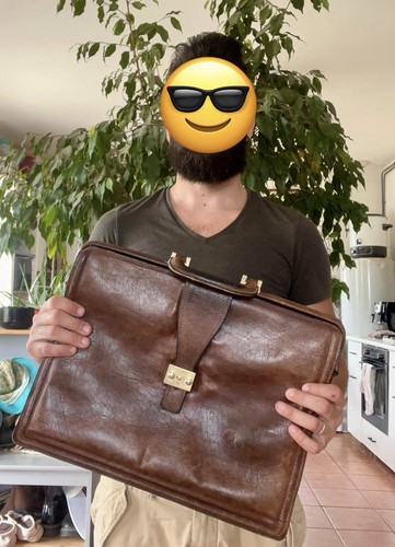 Ancien grand sac médecin - ancien,