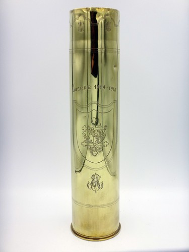 Vase douille obus guerre - d'obus, 75