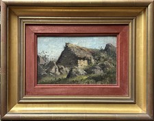 Small Original Antique Oil