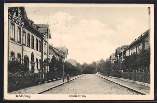 Carte postale rendsburg vue - postale, rendsburg,