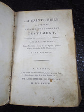 SAINTE BIBLE ANCIEN NOUVEAU