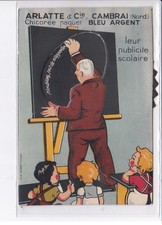 CAMBRAI: arlatte et Cie chicorée paquet bleu argent, système publicité - très
