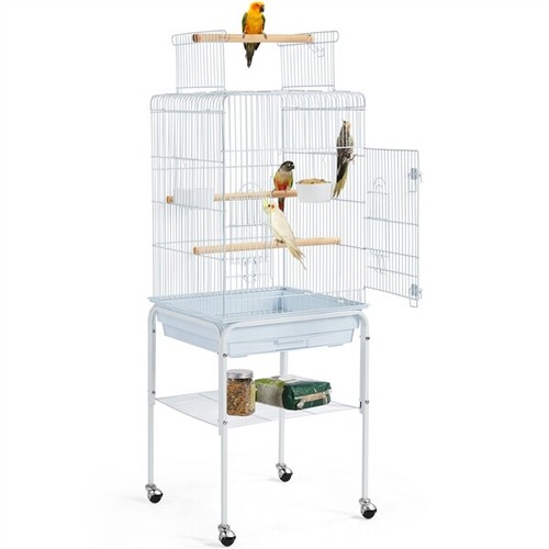 Cage oiseaux avec toit - cage,