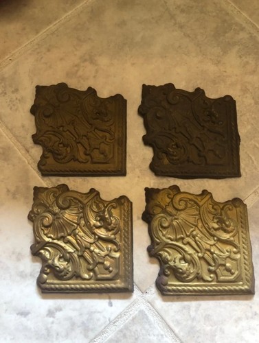 Décors anciens dorés 9cm - anciens,