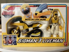 BANDAI BIOMAN 3 LIVEMAN MOTO DU LION JAUNE