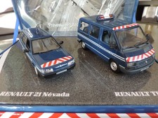Coffret Gendarmerie Renault Trafic + Renault 21 Nevada 1/43 Norev Traffic R21