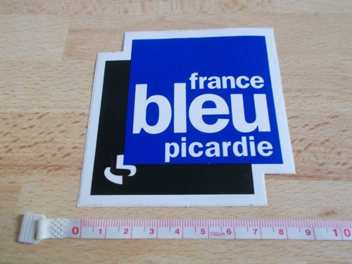 Autocollant radio france bleu - autocollant,