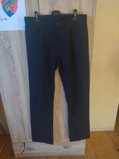 Pantalon homme style costume noir cerrer taille 44