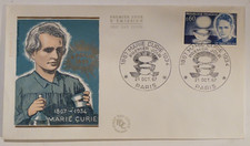Premier jour Centenaire de la naissance de Marie-Curie  Y&T N°1533 de 1967