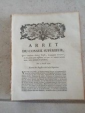 Vieux Papiers Roi LOUIS XV Rare Condamnation À Mort Document Ancien Régime
