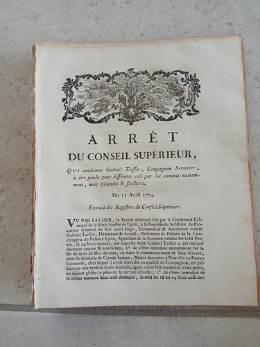 Vieux papiers roi louis - vieux,