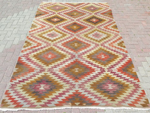 Tapis turc vintage - diamant, à