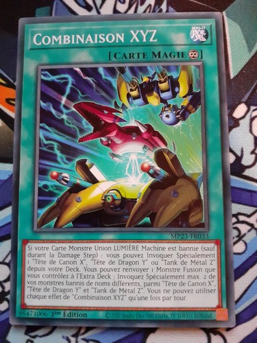 Carte combinaison xyz - yu-gi-oh,