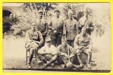 cpa Carte Photo MILITAIRES SOLDATS du 7e Régiment CUISTOTS