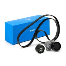 SKF Jeu de courroies trapézoïdales à nervures Kit de courroies d'accessoire VKMA