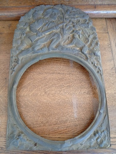 Fronton pour comtoise chasse - comtoise., chasse.