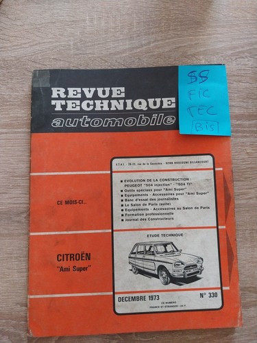 Revue technique citroen - technique, ami