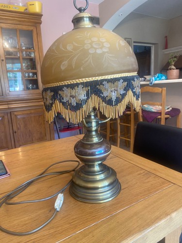 Lampe ancienne style art - ancienne, deco