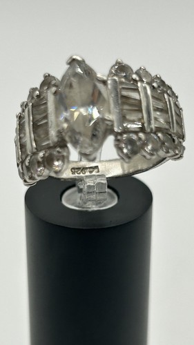 Sterling silver marquise - 💍,