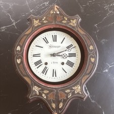 PENDULE ANCIENNE OEIL DE BŒUF