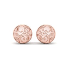 Solide rose boutons - or,
