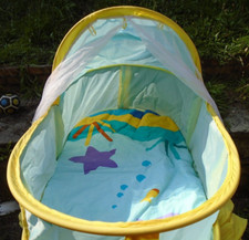 le dodo nomade " océan", lit d'appoint pliable de voyage, groupe +0