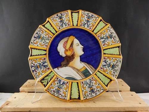 Plat vintage parata maiolica - plat,