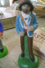 SANTON, CHASSEUR, 9 CM, ARGILE
