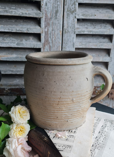 Ancien pot lait creme - pot,