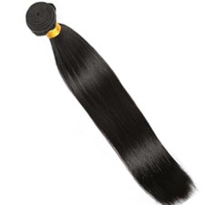 1Faisceau de Cheveux Humain lisse indien naturel noir 20 pouces (50,80cm) 100g