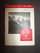 Topo-guide du sentier de grande randonnée Tour du mont blanc 