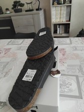 sandales homme Cuir Noire