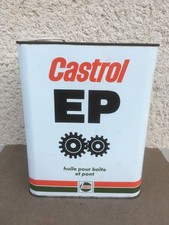Ancien bidon d'huile Castrol EP / Collection / Automobilia / Garage