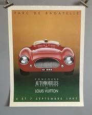 AFFICHE ORIGINALE – RAZZIA – VUITTON – CONCOURS AUTOMOBILE - 1997